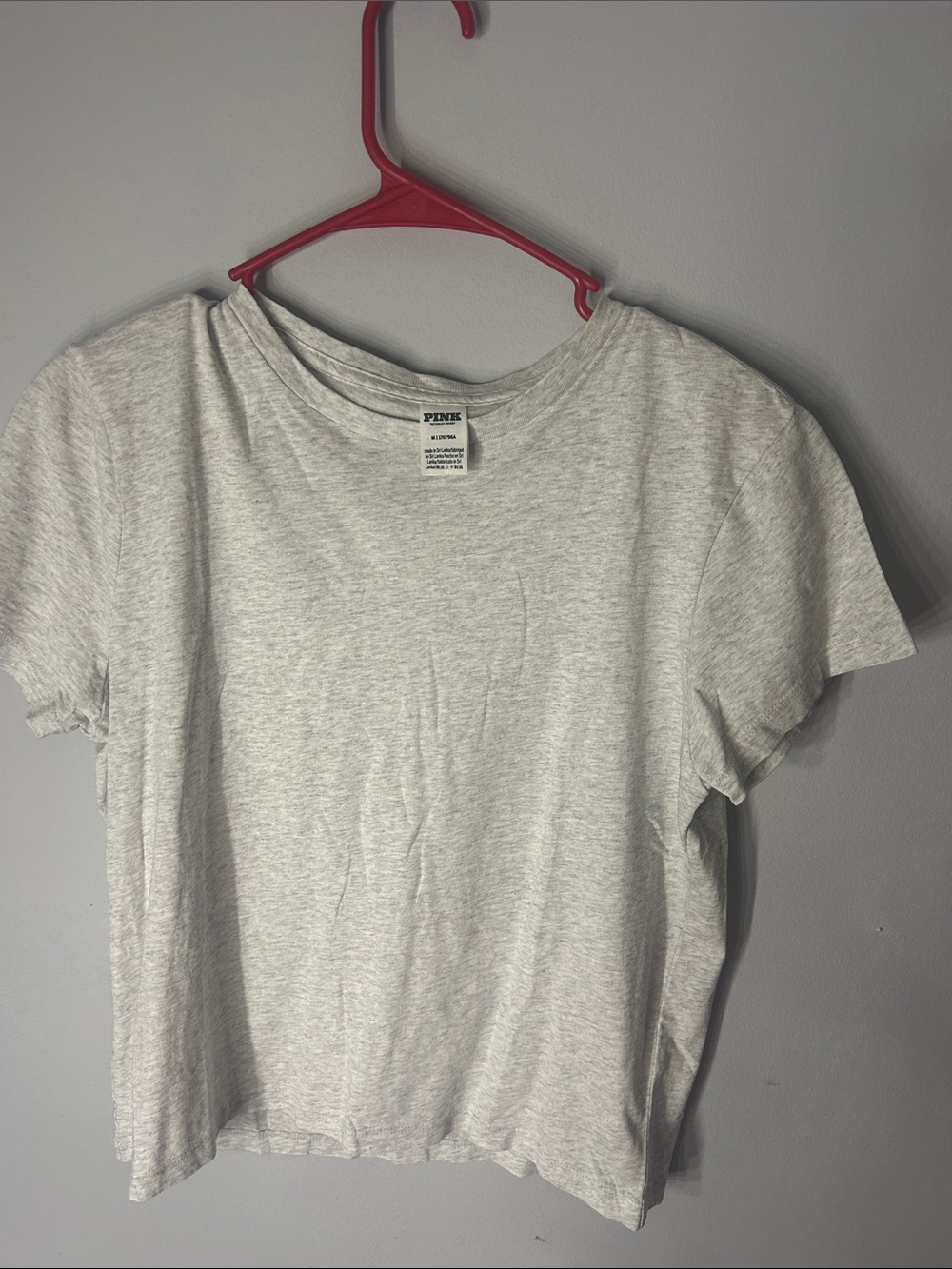 PINK Victoria Secret gray t-shirt